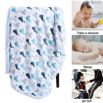 

Lamb-Like Velvet Newborn Swaddle Wrap Double-ply Thickened Fabric Soft Warm Baby Blanket Outdoor Stroller Accessories