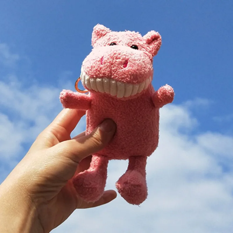 Озерный синий 15-20cm Plush Toys Soft Keychain Popular Toys Bing Bunny Friend Stuffed& Plush Animals Kawaii Keychain For Boys And Girls - Цвет: Озерный синий