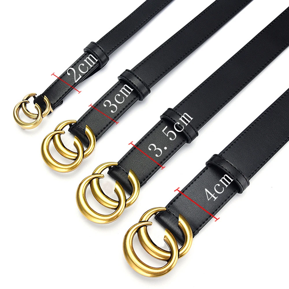 

Mihaivin Designer Belts Women High Quality Retro Belts PU Leather Black Long Belt Female Belt For Jeans Waistband Black 4 Sizes