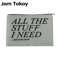 Jom Tokoy портативный тип макияж сумки косметичка Maleta de Maquiagem сумки для хранения Путешествия Макияж сумка бренд пенал Fxhzb754