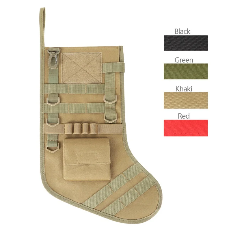 Новая подвесная Тактическая Molle Рождественская сумка для чулок, дамская сумка-капельница, сумка для хранения, военная Боевая охотничья сумка