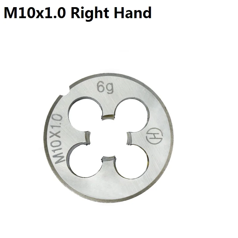 M10x1.0 1 шт. M2/M6/M7/M8/M10/M12/M13/M14/M16 правосторонний винт резьбовой матрицы Метрическая машина штамповки ручные нарезающие инструменты - Цвет: M10x1.0