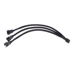 Câble adaptateur 1 Minute 3, pour ventilateur de refroidissement, Pwm, 4 broches, peau de serpent 