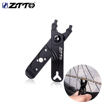 

ZTTO Bicycle Master link Plier Valve Tool Tire Lever Missing Link Box Pack Pliers 4 in 1 Multi function Tools CNC Bicycle tool