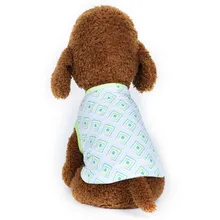 Модная летняя куртка для собаки и осени с квадратным узором, удобная одежда для домашних животных, рубашки для маленьких средних собак, Осенний жилет для щенка