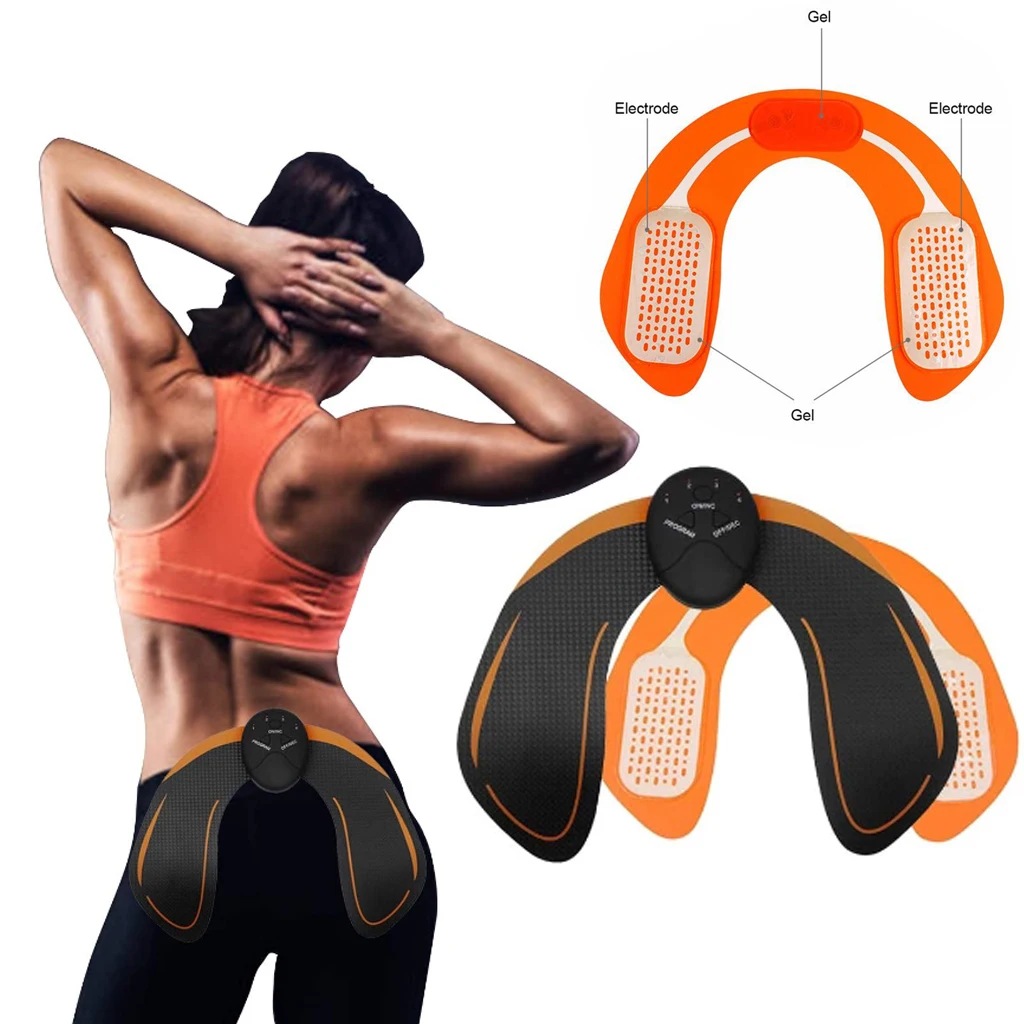 Electric Muscle Stimulator Wireless Buttocks Hip Trainer Abdominal ABS Stimulator Fitness Body Slimming Massager Muscle Trainer