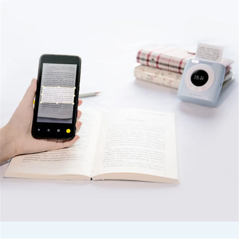  Xiaomi Paperang P2S Smart Laber Printer Portable Pocket Printer 300dpi Bluetooth 4.0 Support APP Co