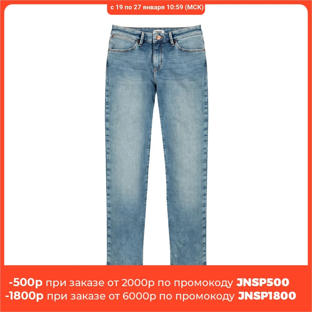 Джинсы Wrangler STRAIGHT WATER BLUE W28TVG78X|Беговые штаны| |