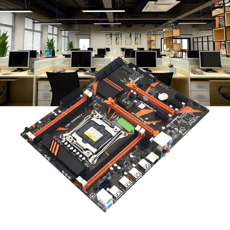 Материнская плата X99 2011 V3Pin DDR3 для настольного компьютера игровая материнская