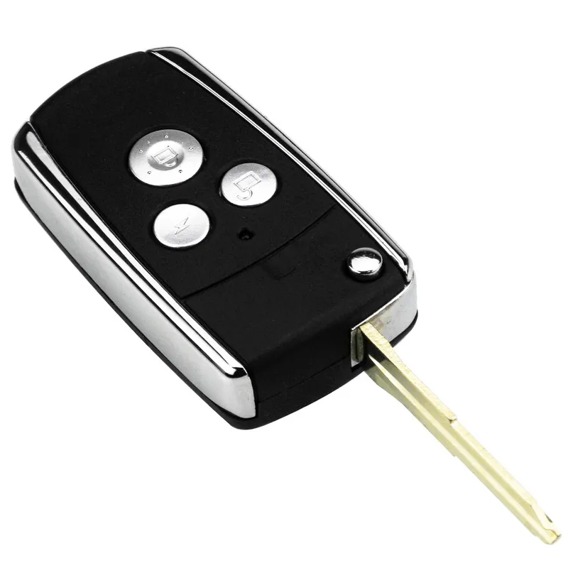 Keyforkess astuccio portachiavi pieghevole a distanza modificato per Hyundai Sonata Moinca per Kia aggiornato Key Shell 3 pulsanti - H296aad3d46e849e79e6b749809197529K
