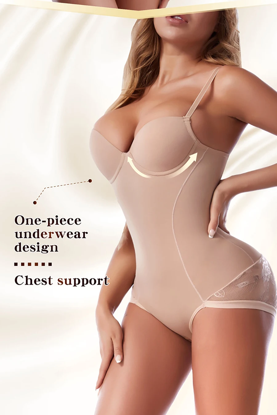 Body sculpting one-piece abdomen underwear postpartum corset and waist body restraint hip lifting trousers chest gather underwea spanx underwear