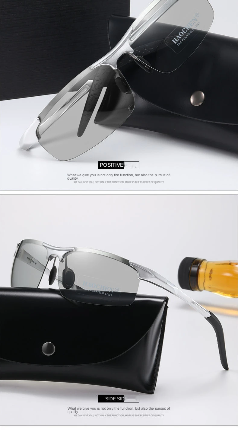 Day And Night Polarized Color-Changing Sunglasses Male Driver Driving Glasses Fishing Night Vision Driving Men’s Special