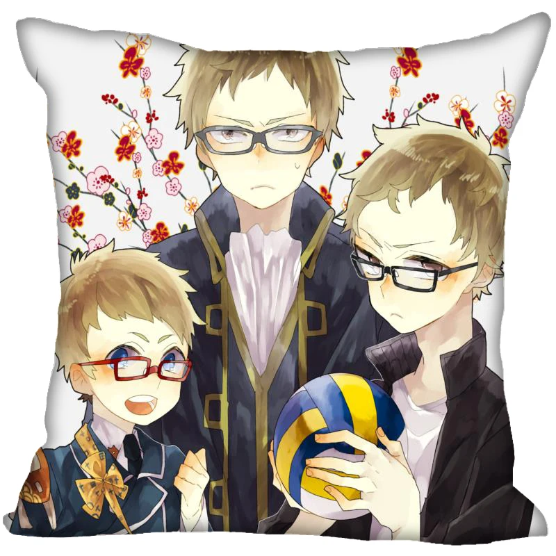 Милый чехол для подушки в стиле Аниме Haikyuu, современный домашний декоративный чехол для подушки 35x35 см, 40X40 см(с одной стороны), чехол для подушки для гостиной