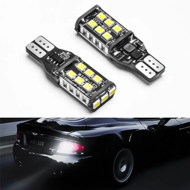 Крутой 15SMD 2835 T15 W16W автомобильный обратный резервный светодиодный светильник