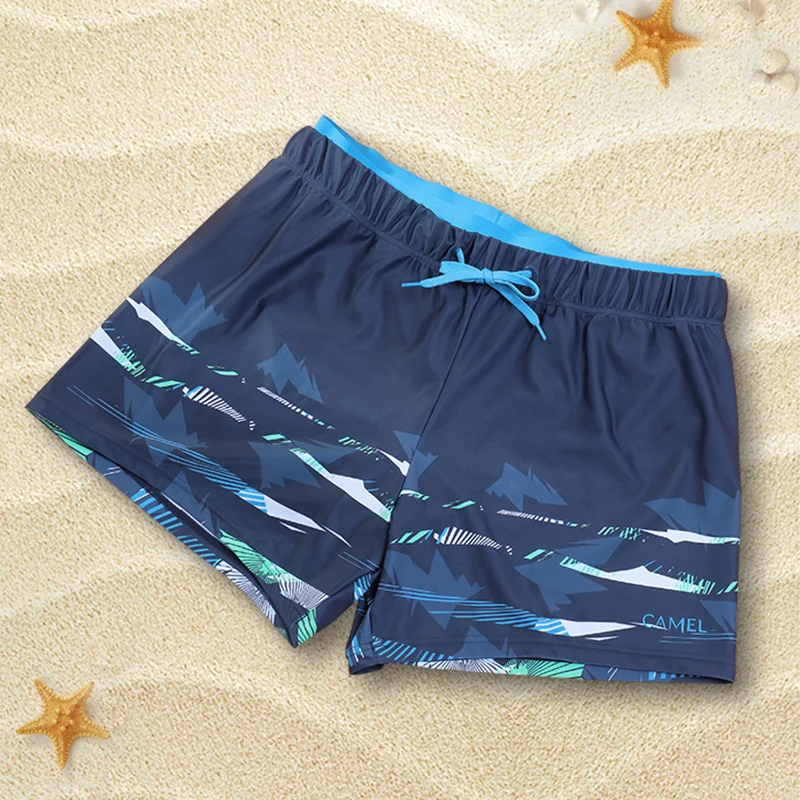 GOLDEN CAMEL Men Swimwear Anti-Embarrassment Men's Boxer Swimsuit Man Beach Loose Men's Summer Shorts Swimming Trunks for Men