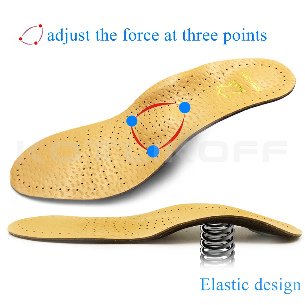 KOTLIKOFF для мужчин женщин кожа латекс ортопедические стельки Active Carbon дезодорации ортопедические вставить поддерживающие стельки обуви