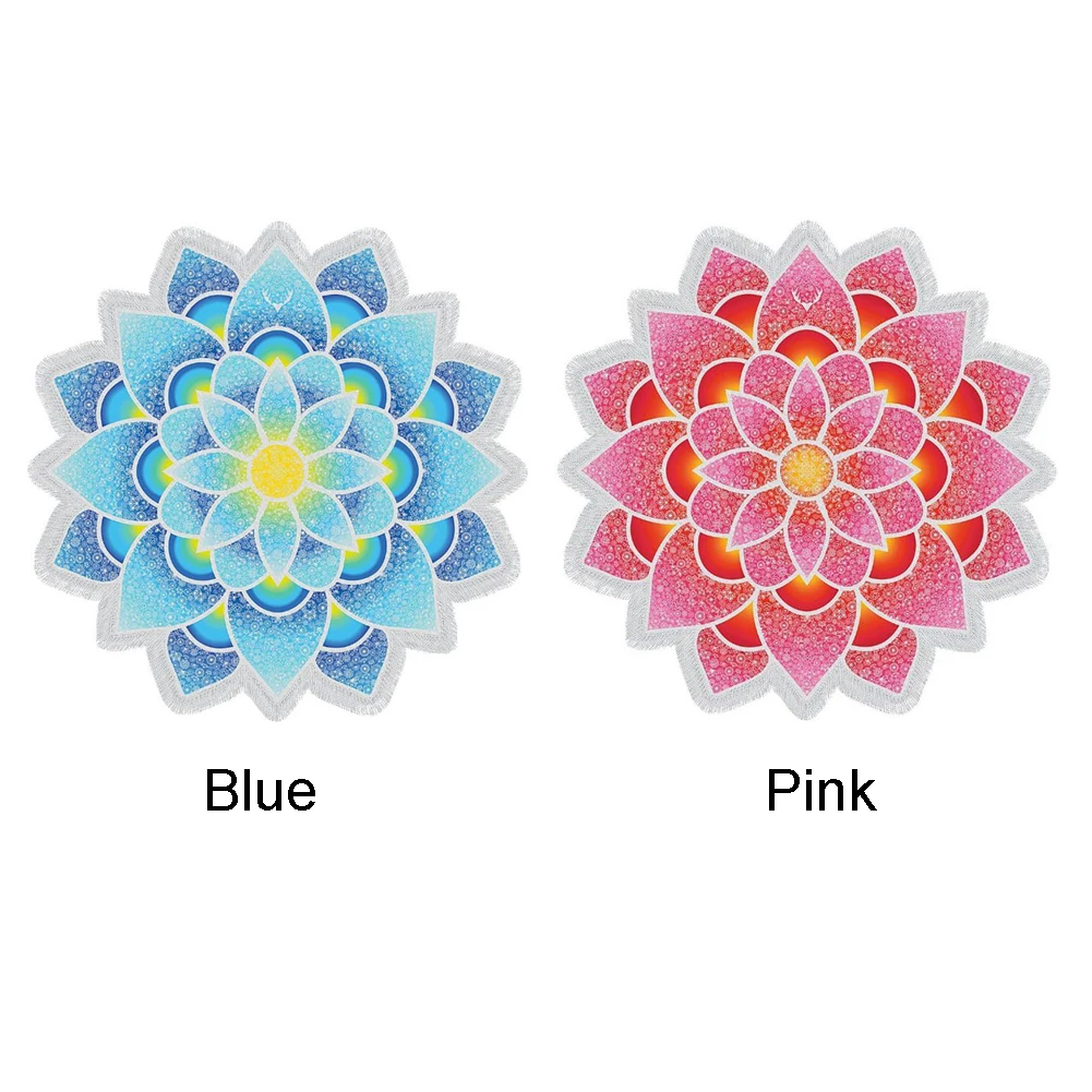 Home Wall Hanging Blanket Printed Tapestry Beach Towel Round Gift Throw Yoga Tassel Decor Art Mandala Summer Shawl Picnic Mat