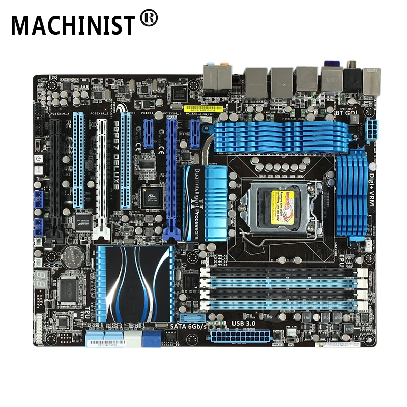 

For ASUS P8P67 DELUXE Desktop motherboard Intel P67 LGA 1155 ATX DDR3 32GB SATA3.0 USB3.0 100% fully Tested Free shipping
