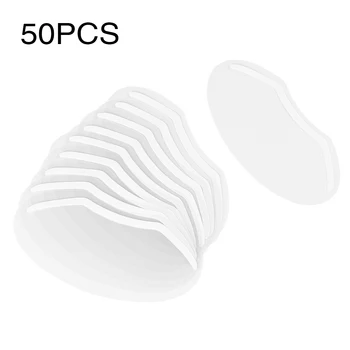 

50pcs/box Hairdressing Home Disposable Protective Mask Salon Hair Styling Clear Eye Shield Tools Face Cover Portable Durable