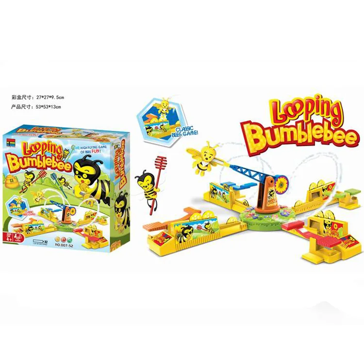 

Electric Bees Honey Game Multi-seat Interactive Tabletop Game Rotating Bee Game Children'S Educational Toy