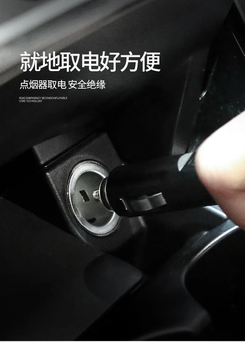 Rundong автомобиля воздушный насос автомобиля 12v электрический насос для шин предустановленных шин Давление Ac-980