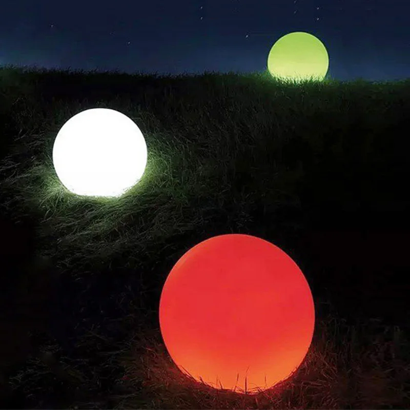 

LED Lawn Lamps Outdoor Garden Lights Ball Remote Control Night Light 16 Color illuminated Ball Patio Landscape Pathway Decor