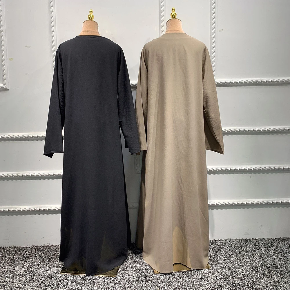 Muslim Dress Open Abaya Dubai Turkey Islam Arabic Sets for Women