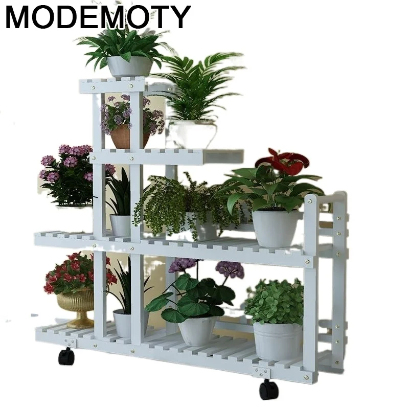 Jardin горшок Terraza Etagere Plante деревянный подставка для цветов украшение балкона полка