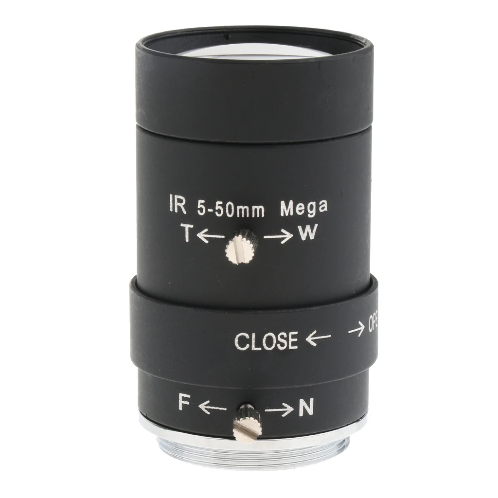 5 мм до 50 мм 3MP f/1,6 варифокальный CS-Mount ручной Ирис зум-объектив