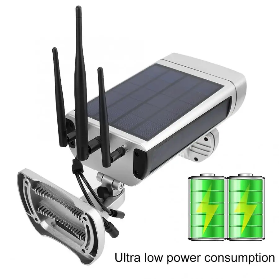 security camera Outdoor Aluminium Alloy 1080P HD Solar Power WIFI Network Waterproof Security Camera Safety security cam