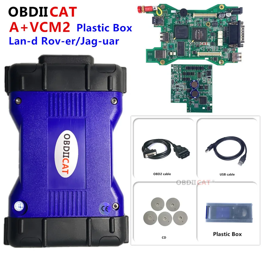 VCM 2 для Lan d Rov er/Jag HID VCM2 IDS SDD V143 II диагностический инструмент Φ J LR OBD2 сканер|Кабели и