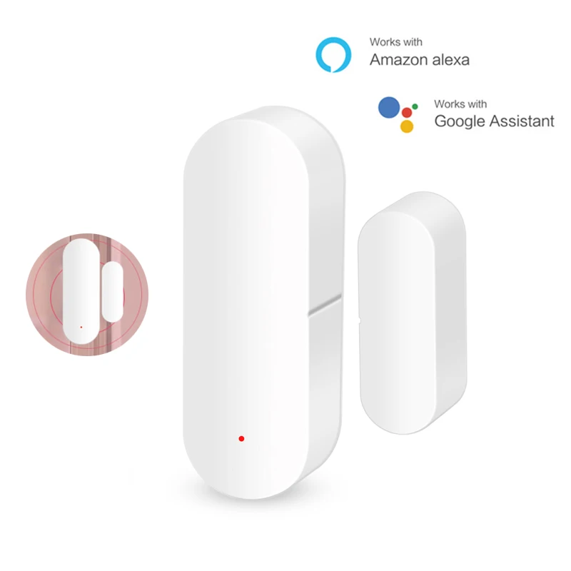 

Smart Wireless WiFi Door / Window Sensor Swtich For Tuya App Automation Security ALARM System Compatible with Alexa Google Home