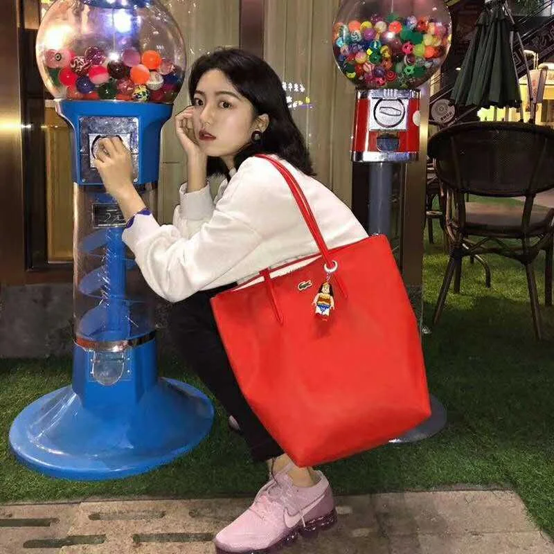 

2019 Summer New French Pattern Crocodile Bag Female Shopping Bag Portable Large Capacity Tote Bag Shoulder Dumpling Bag
