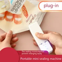 Machine à sceller les petits sacs en plastique, Rechargeable et Portable, petite Machine d'emballage domestique