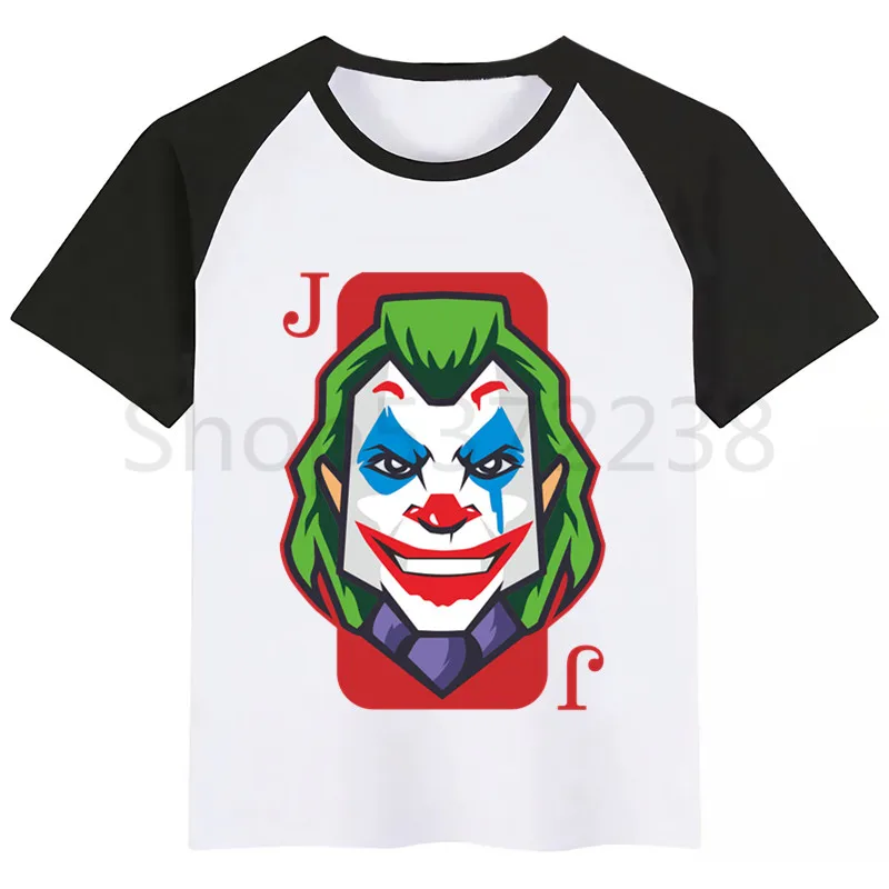 Joker Joaquin Phoenix/Новинка футболка для мальчиков рубашки девочек с милым рисунком