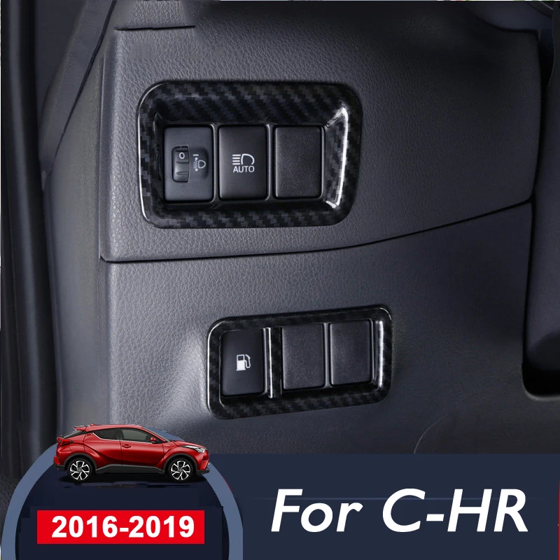 Для Toyota C-HR ЧР 2016 2017 2018 2019 ABS автомобилей спереди головной светильник лампа Кнопка