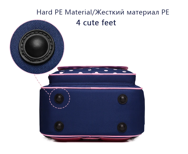 В горошек, школьные рюкзаки для девочек Для детей рюкзак Детская школьная сумка нейлоновая школьная сумка классы 1-6