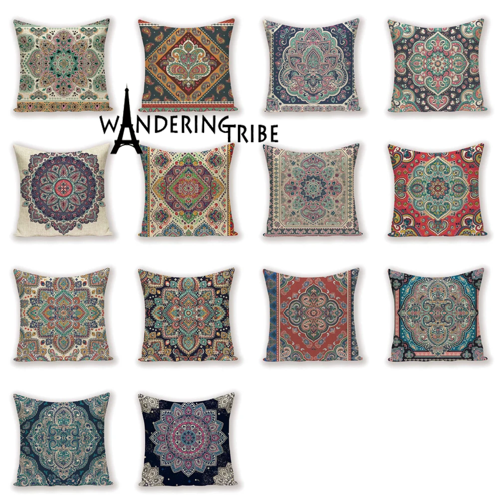 Shabby Chic Pillow Covers Vintage Decorative Cushion Spring Pillowcases 45 X Farmhouse Home Decor Pillows Custom Cojin | Дом и сад