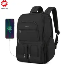 Tigernu, новинка, мужской рюкзак для ноутбука, мужской, женский, школьный рюкзак, обновленный, основной, Противоугонный, на молнии, с RFID, рюкзак