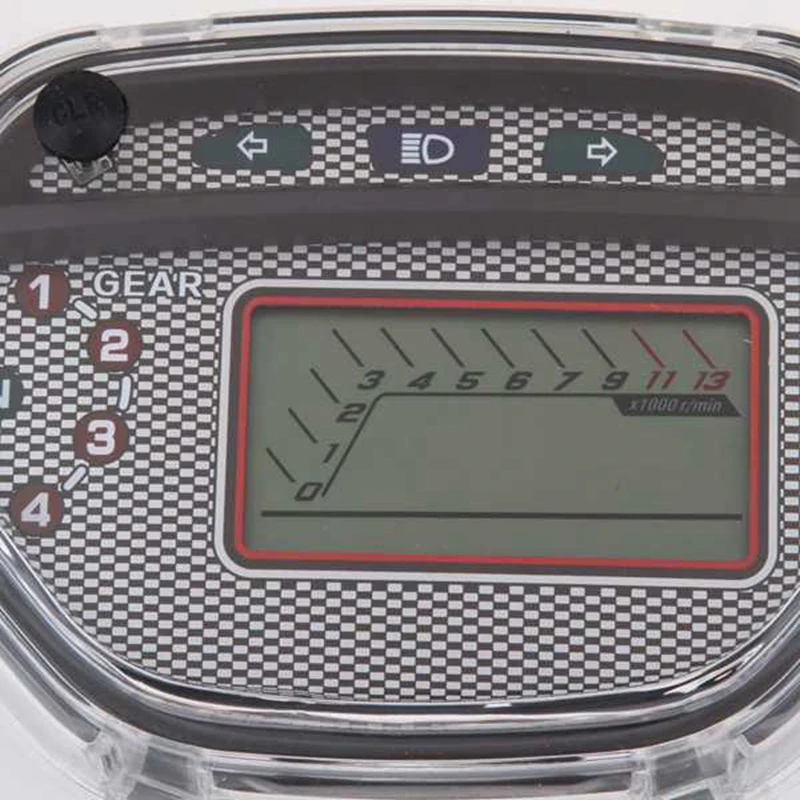 7 Colors Backlight u200bLCD Speedometer Pnp u200bDIGITAL METER Alpha for 