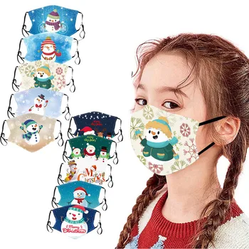 

10pc Children Reusable Face Shield Breathable Face Shield Face Mask Windproof Washable Mouth Mask Cloth mondmaskers Cubrebocas