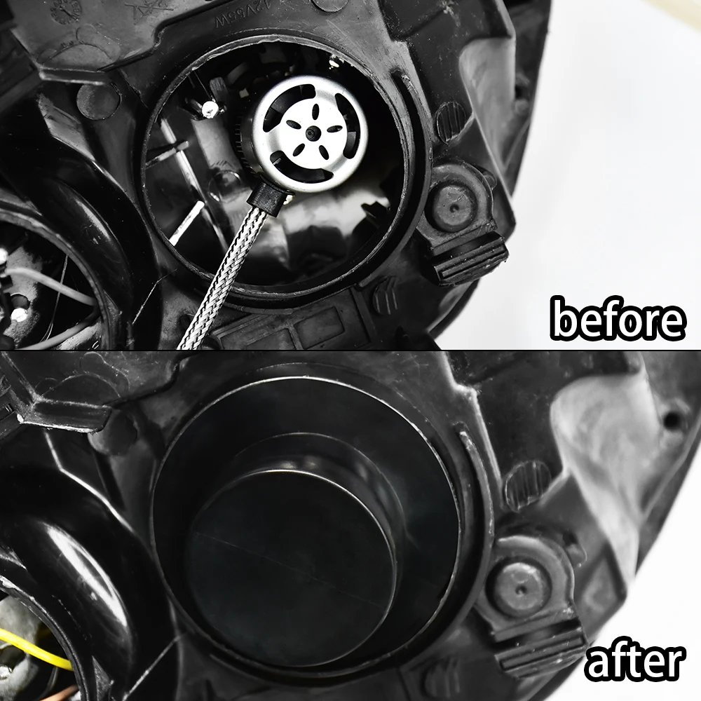 YUNPICAR светодиодный фар С Пылезащитным покрытием Чехлы для H1 H7 H8 H9 H11 HB3 HB4 Aftermarket модифицированный комплект одежды из 2 предметов