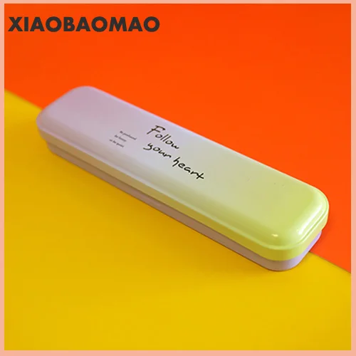 3 Простой стиль железная жесть креативная канцелярская коробка жестяная пенал мультфильм пенал школьные студенческие подарки - Цвет: 3