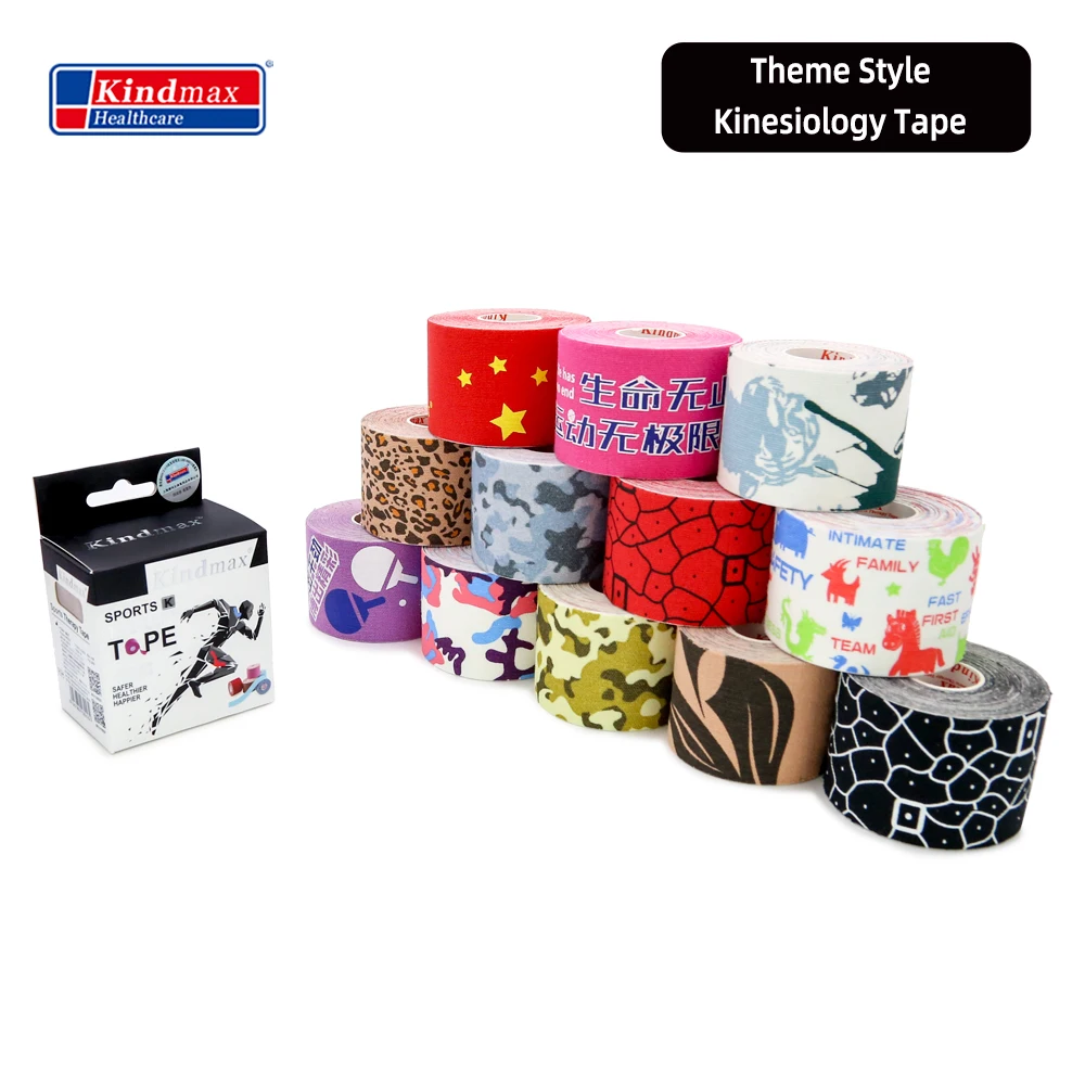 Кинезиологическая лента Атлетическая Спортивная вязка волейбольная мышца на