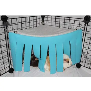 

Pet Dutch Mouse Tassel Corner House Tent Squirrel Chinchilla Rabbit Hideaway House Pets Rest Play Supplies