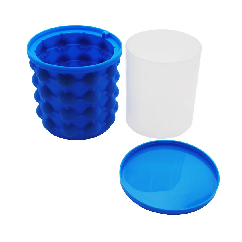 

Portable Creative Silicone Ice Bucket Large Silicone Frozen Red Wine Cola Champagne Silicone Ice Container