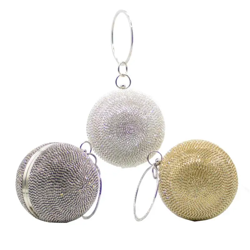 

12.5x12.5CM Rhinestone Bag Dinner Bag Banquet Clutch Bag Diamond Ball Bag Handmade Ball Bag Bead Bag a6738