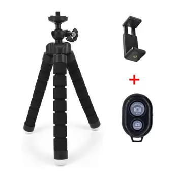 

Universal mobile phone camera grip / selfie timer mini tripod for iPhone / Android, used for selfie makeup studio live broadcast