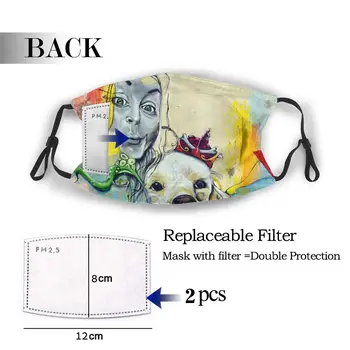 

protective mask with filter Mural anti dust PM2.5 reuse adult teen child girl