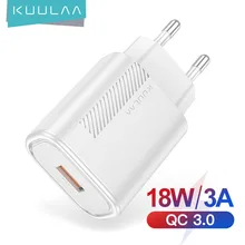 Usb-Charger QC3.0 KUULAA Wall-Tablet for iPad Mini Huawei Xiaomi Samsung 18W